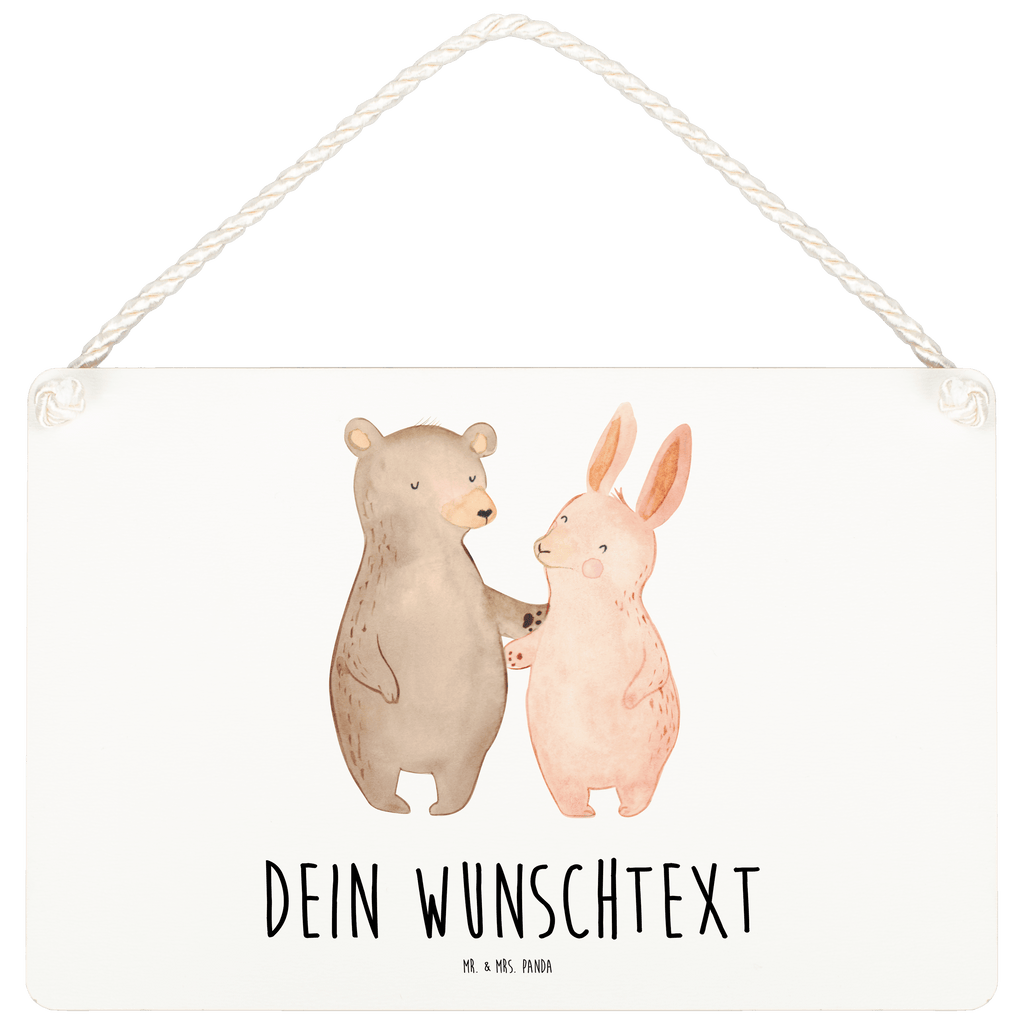 Personalisiertes Deko Schild Bär Hase Umarmen Dekoschild, Deko Schild, Schild, Tür Schild, Türschild, Holzschild, Wandschild, Wanddeko, Liebe, Partner, Freund, Freundin, Ehemann, Ehefrau, Heiraten, Verlobung, Heiratsantrag, Liebesgeschenk, Jahrestag, Hocheitstag, Freunde, bester Freund, Hase, Bär, Bärchen, best friends