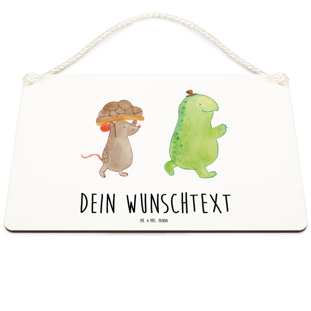Personalisiertes Deko Schild Schildkröte & Maus Dekoschild, Deko Schild, Schild, Tür Schild, Türschild, Holzschild, Wandschild, Wanddeko, Schildkröte, Maus, Freunde, Freundinnen, beste Freunde, beste Freundinnen