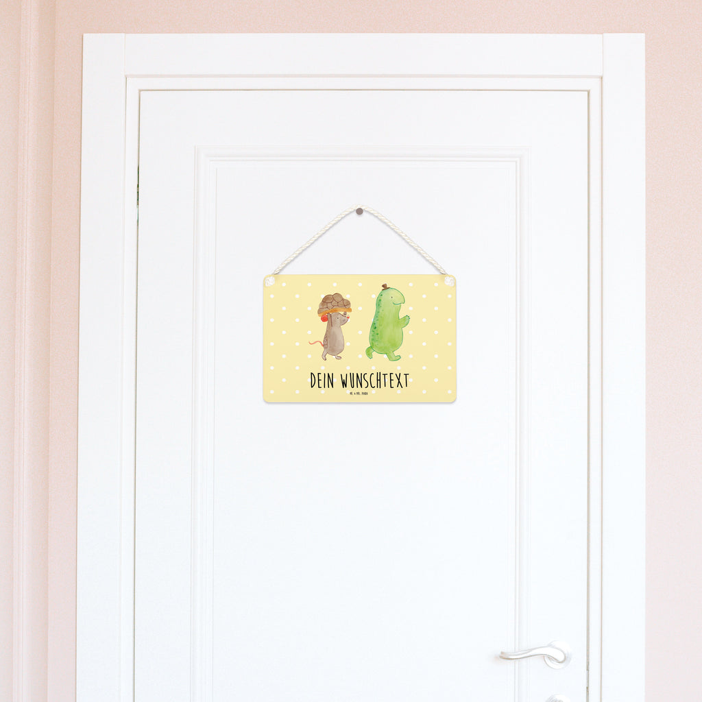 Personalisiertes Deko Schild Schildkröte & Maus Dekoschild, Deko Schild, Schild, Tür Schild, Türschild, Holzschild, Wandschild, Wanddeko, Schildkröte, Maus, Freunde, Freundinnen, beste Freunde, beste Freundinnen