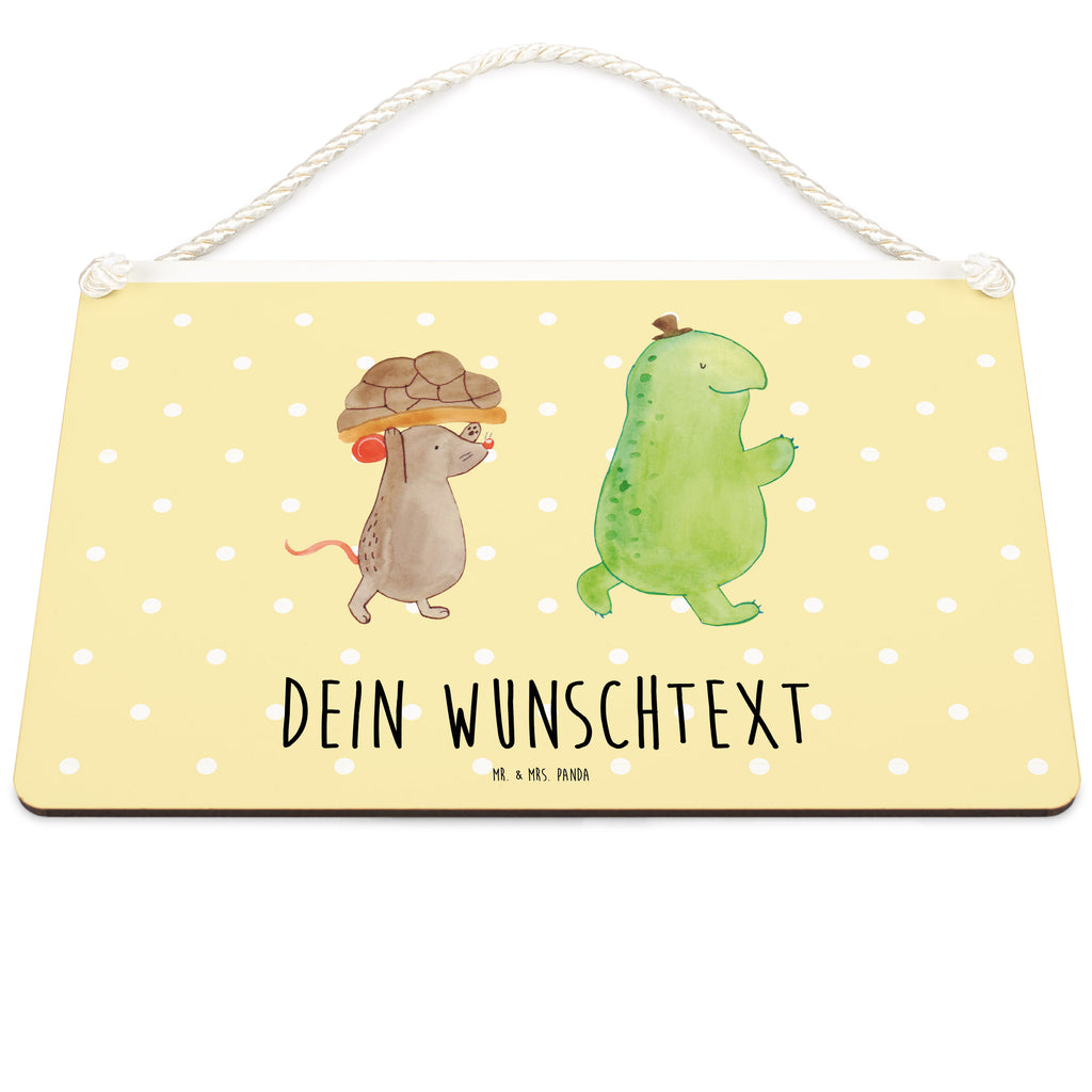 Personalisiertes Deko Schild Schildkröte & Maus Dekoschild, Deko Schild, Schild, Tür Schild, Türschild, Holzschild, Wandschild, Wanddeko, Schildkröte, Maus, Freunde, Freundinnen, beste Freunde, beste Freundinnen