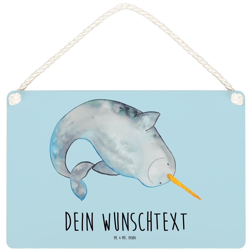 Personalisiertes Deko Schild Narwal Dekoschild, Deko Schild, Schild, Tür Schild, Türschild, Holzschild, Wandschild, Wanddeko, Meerestiere, Meer, Urlaub, Narwal, Wal, Putzen, Hausfrau, Junggesellin, aufräumen, Kinderzimmer