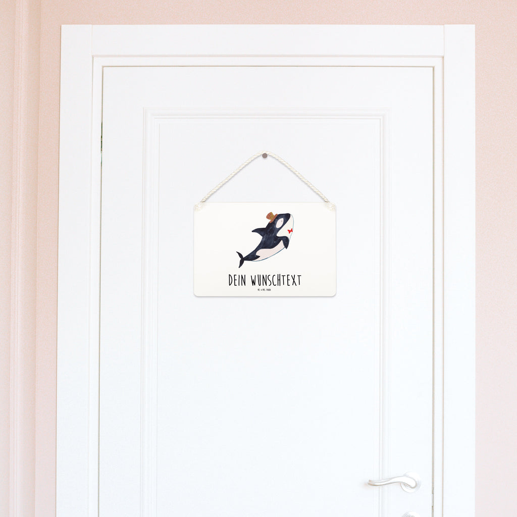 Personalisiertes Deko Schild Orca Zylinder Dekoschild, Deko Schild, Schild, Tür Schild, Türschild, Holzschild, Wandschild, Wanddeko, Meerestiere, Meer, Urlaub, Narwal, Glitter, Konfetti, Glitzer, Geburtstag, Feier, Fete, Fest, Glückwunsch, Orca