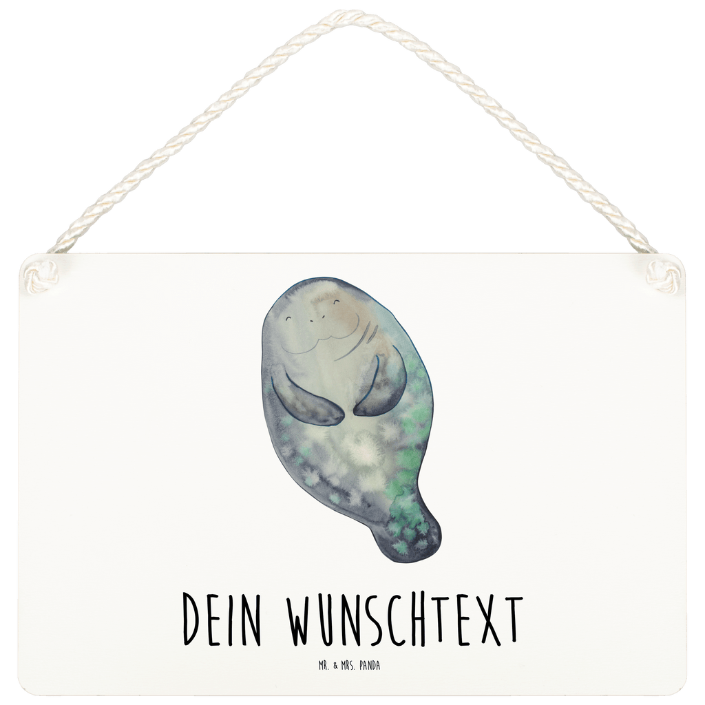 Personalisiertes Deko Schild Seekuh happy Dekoschild, Deko Schild, Schild, Tür Schild, Türschild, Holzschild, Wandschild, Wanddeko, Meerestiere, Meer, Urlaub, Seekuh, Seekühe, Selbstliebe, Respekt, Neuanfang, Neustart, Achtsamkeit, Zufrieden, Liebeskummer, Freundin