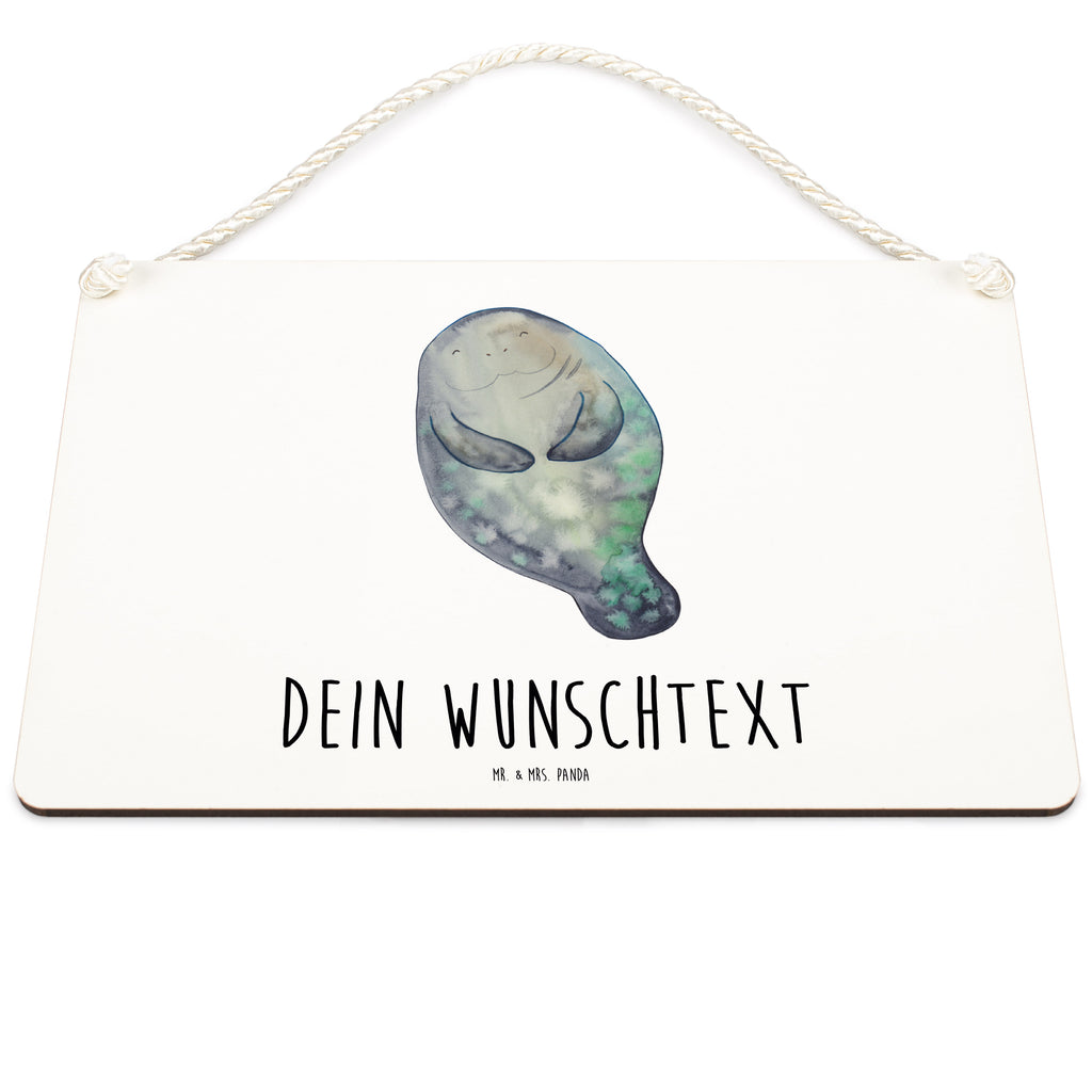 Personalisiertes Deko Schild Seekuh happy Dekoschild, Deko Schild, Schild, Tür Schild, Türschild, Holzschild, Wandschild, Wanddeko, Meerestiere, Meer, Urlaub, Seekuh, Seekühe, Selbstliebe, Respekt, Neuanfang, Neustart, Achtsamkeit, Zufrieden, Liebeskummer, Freundin