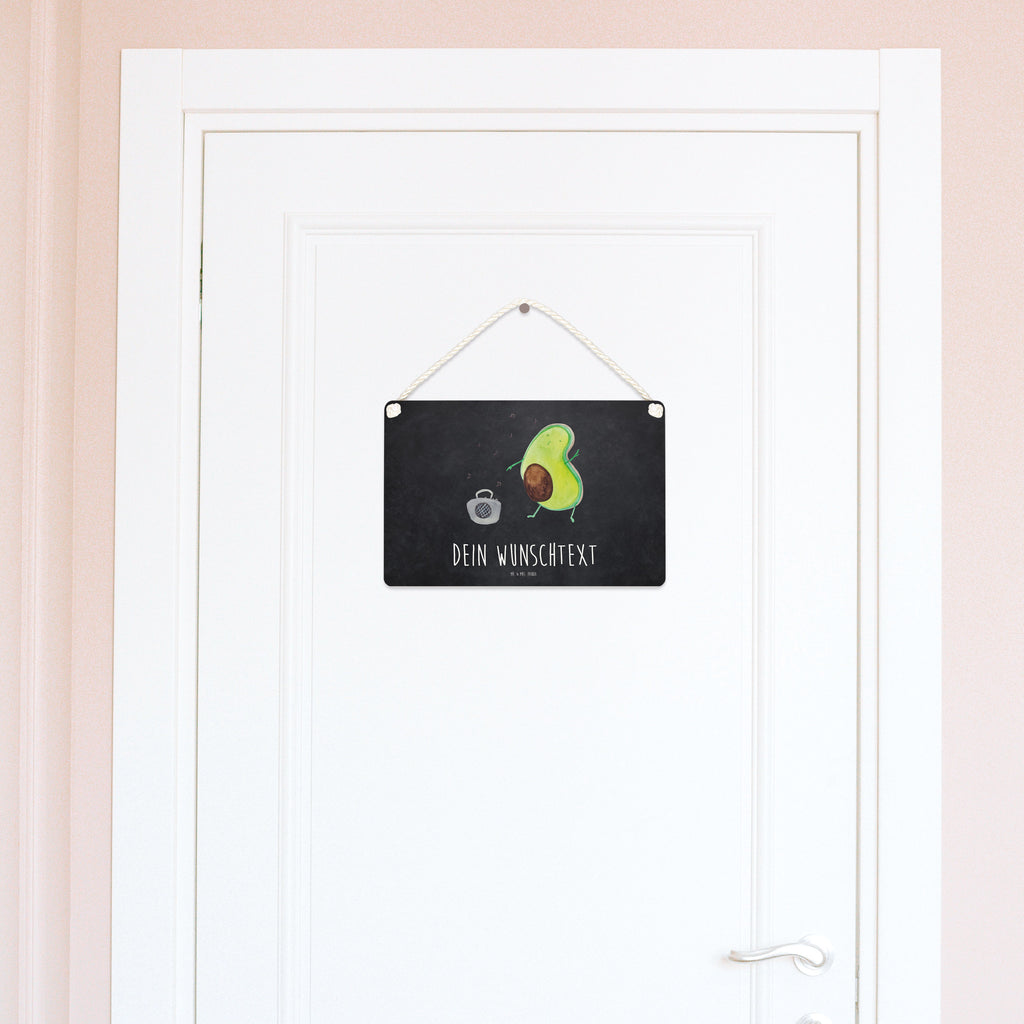 Personalisiertes Deko Schild Avocado tanzt Dekoschild, Deko Schild, Schild, Tür Schild, Türschild, Holzschild, Wandschild, Wanddeko, Avocado, Veggie, Vegan, Gesund