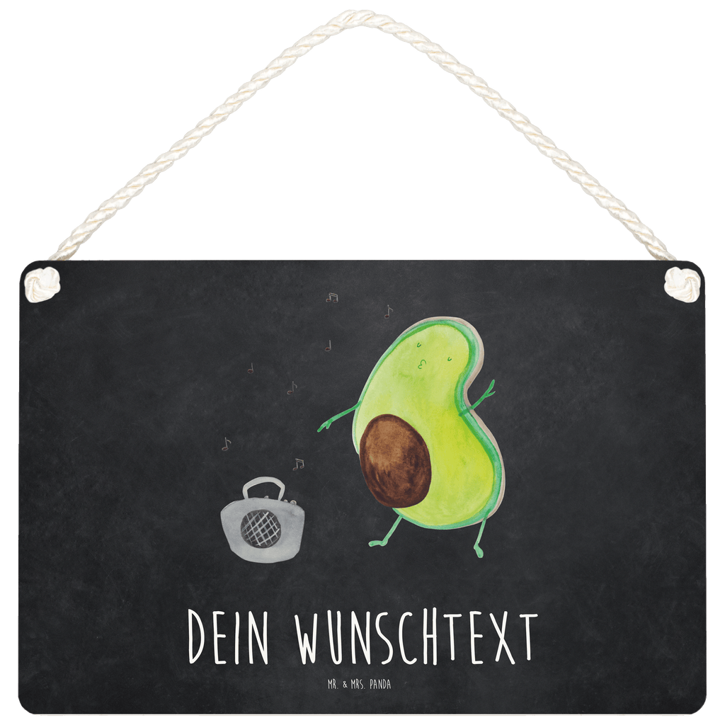 Personalisiertes Deko Schild Avocado tanzt Dekoschild, Deko Schild, Schild, Tür Schild, Türschild, Holzschild, Wandschild, Wanddeko, Avocado, Veggie, Vegan, Gesund