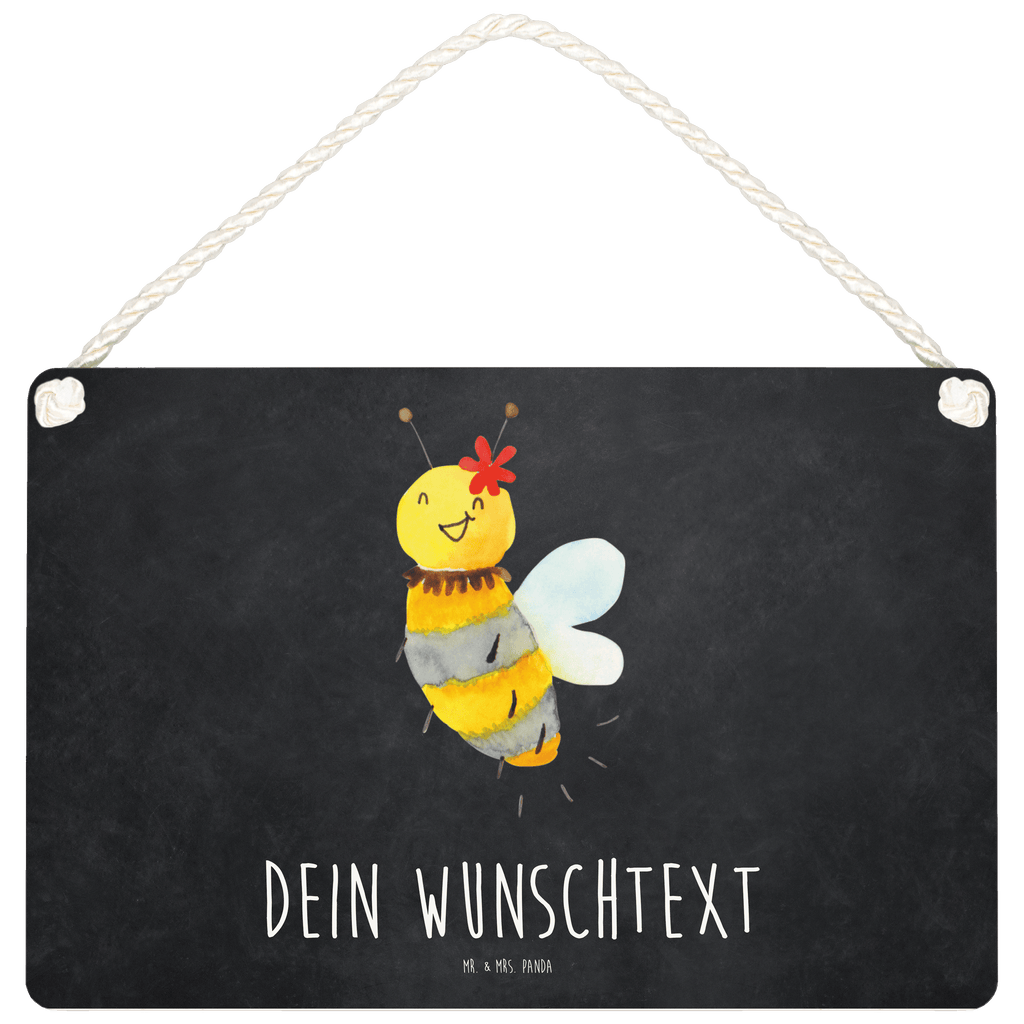 Personalisiertes Deko Schild Biene Blume Dekoschild, Deko Schild, Schild, Tür Schild, Türschild, Holzschild, Wandschild, Wanddeko, Biene, Wespe, Hummel