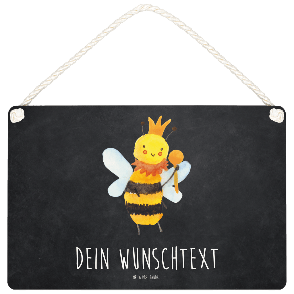 Personalisiertes Deko Schild Biene König Dekoschild, Deko Schild, Schild, Tür Schild, Türschild, Holzschild, Wandschild, Wanddeko, Biene, Wespe, Hummel
