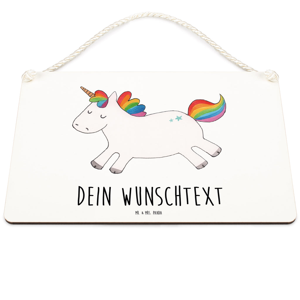Personalisiertes Deko Schild Einhorn Happy Dekoschild, Deko Schild, Schild, Tür Schild, Türschild, Holzschild, Wandschild, Wanddeko, Einhorn, Einhörner, Einhorn Deko, Pegasus, Unicorn, glücklich, fröhlich, Spaß, Freude, Lebensfreude, witzig, spannend, Lächeln, Lachen