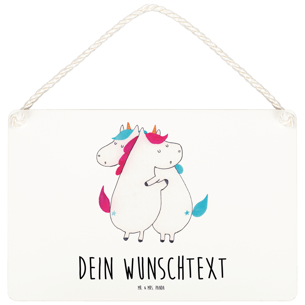Personalisiertes Deko Schild Einhörner Umarmen Dekoschild, Deko Schild, Schild, Tür Schild, Türschild, Holzschild, Wandschild, Wanddeko, Einhorn, Einhörner, Einhorn Deko, Pegasus, Unicorn, Freundinnen, Freundin, BFF, Schwester, Schwestern, Familie, Geschwister, Sister, Liebe