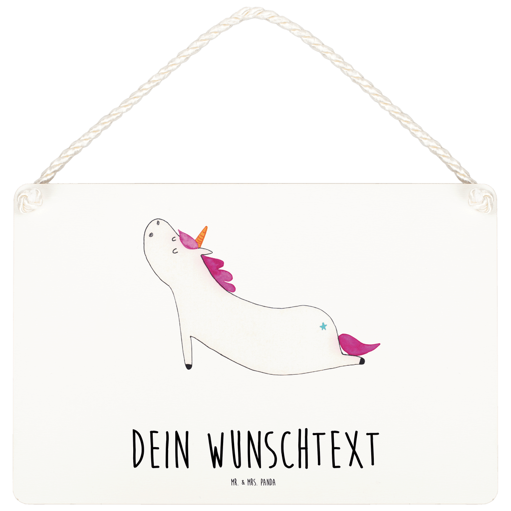 Personalisiertes Deko Schild Einhorn Yoga Dekoschild, Deko Schild, Schild, Tür Schild, Türschild, Holzschild, Wandschild, Wanddeko, Einhorn, Einhörner, Einhorn Deko, Pegasus, Unicorn, Yoga, Namaste, Achtsamkeit, Entspannung, Joga, Yogamatte, Sport, lustig, witzig, süß