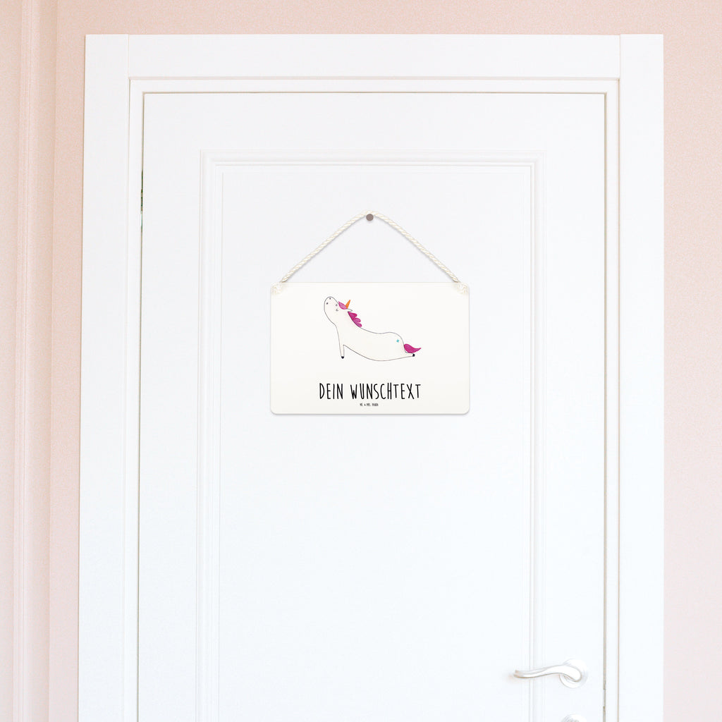 Personalisiertes Deko Schild Einhorn Yoga Dekoschild, Deko Schild, Schild, Tür Schild, Türschild, Holzschild, Wandschild, Wanddeko, Einhorn, Einhörner, Einhorn Deko, Pegasus, Unicorn, Yoga, Namaste, Achtsamkeit, Entspannung, Joga, Yogamatte, Sport, lustig, witzig, süß