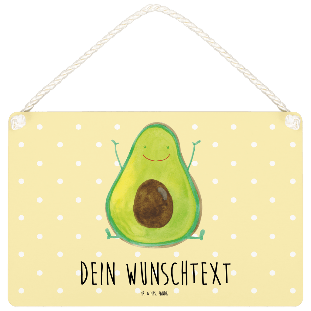 Personalisiertes Deko Schild Avocado Happy Dekoschild, Deko Schild, Schild, Tür Schild, Türschild, Holzschild, Wandschild, Wanddeko, Avocado, Veggie, Vegan, Gesund, Chaos