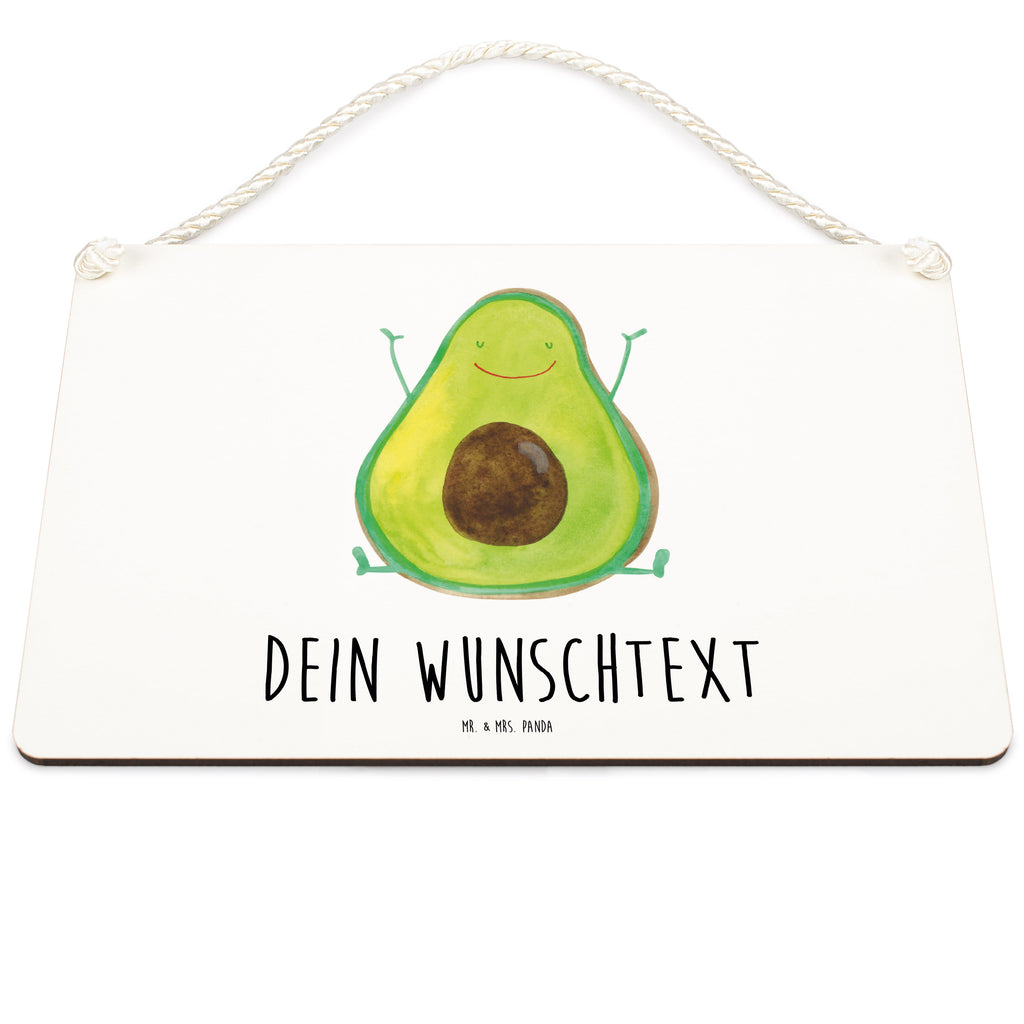 Personalisiertes Deko Schild Avocado Happy Dekoschild, Deko Schild, Schild, Tür Schild, Türschild, Holzschild, Wandschild, Wanddeko, Avocado, Veggie, Vegan, Gesund, Chaos