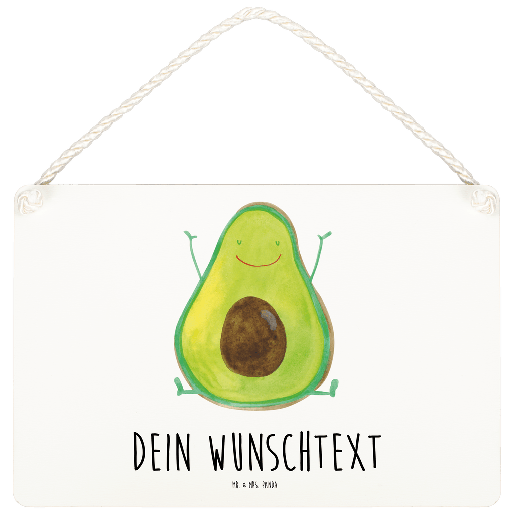 Personalisiertes Deko Schild Avocado Happy Dekoschild, Deko Schild, Schild, Tür Schild, Türschild, Holzschild, Wandschild, Wanddeko, Avocado, Veggie, Vegan, Gesund, Chaos