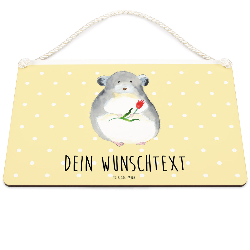 Personalisiertes Deko Schild Chinchilla mit Blume Dekoschild, Deko Schild, Schild, Tür Schild, Türschild, Holzschild, Wandschild, Wanddeko, süße Tiermotive, gute Laune, lustige Sprüche, Tiere, Chinchilla, Chinchillas, Liebeskummer, Kummer, Depressionen, traurig sein, Chaos, Glücklichsein, Büro, Büroalltag