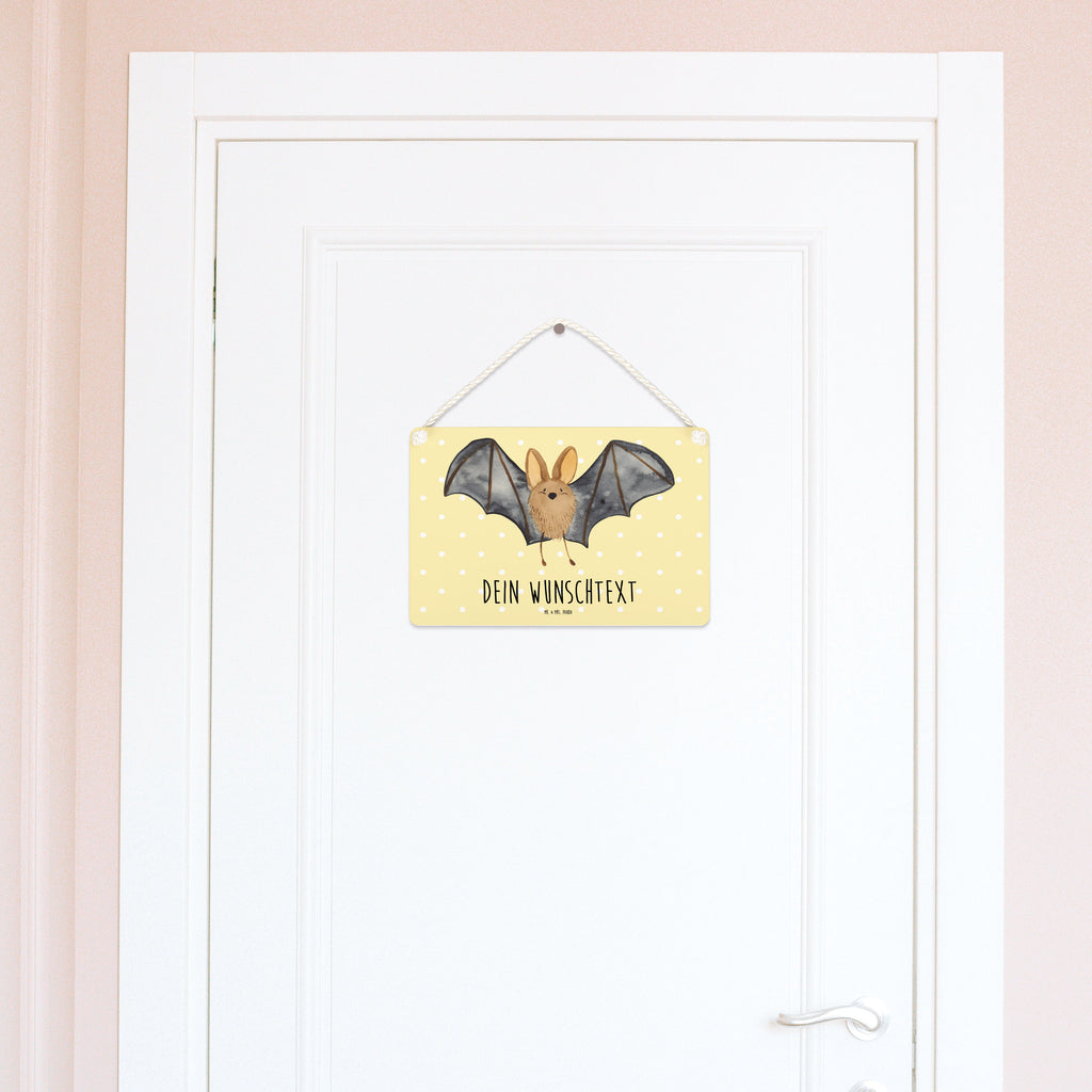 Personalisiertes Deko Schild Fledermaus Flügel Dekoschild, Deko Schild, Schild, Tür Schild, Türschild, Holzschild, Wandschild, Wanddeko, süße Tiermotive, gute Laune, lustige Sprüche, Tiere