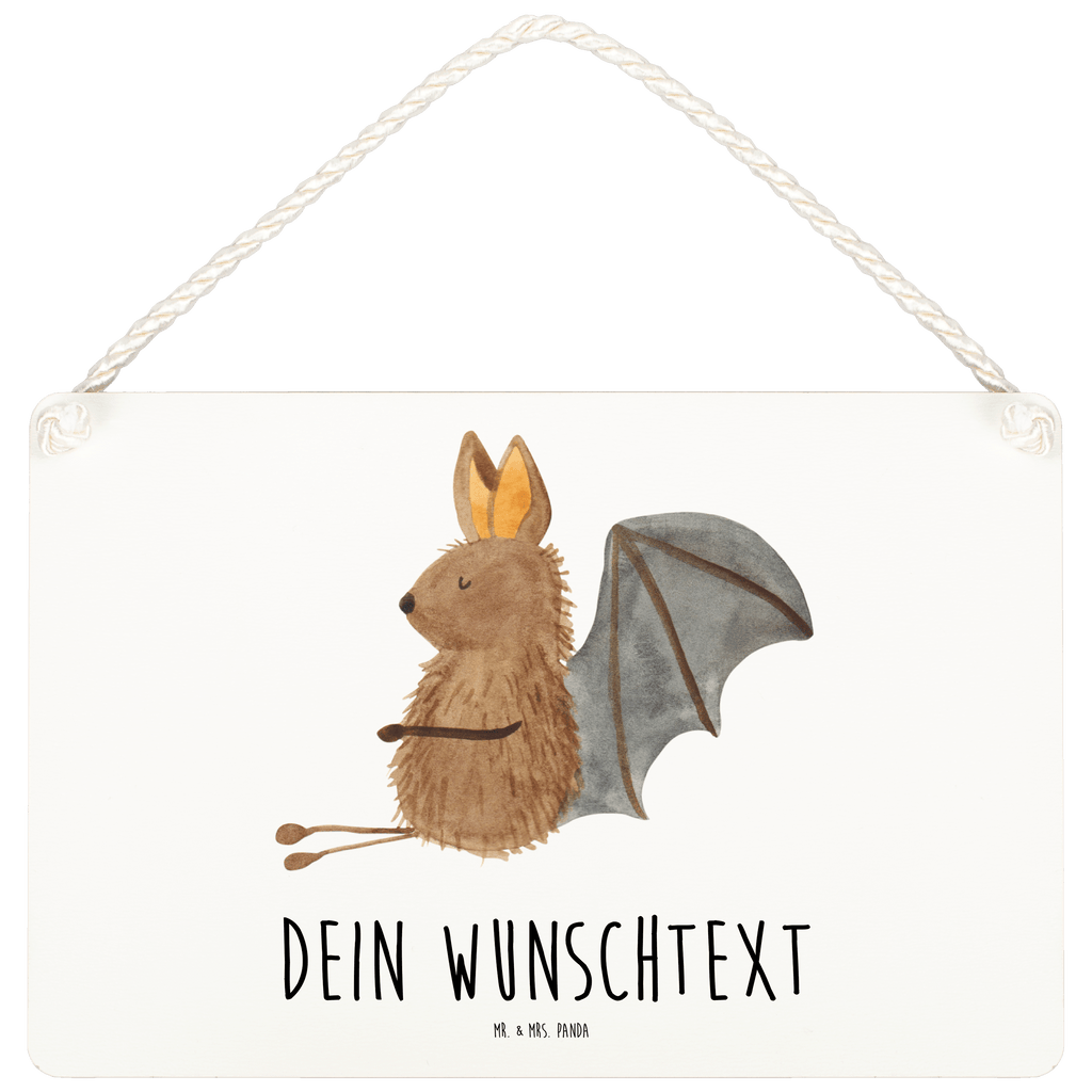 Personalisiertes Deko Schild Fledermaus sitzend Dekoschild, Deko Schild, Schild, Tür Schild, Türschild, Holzschild, Wandschild, Wanddeko, süße Tiermotive, gute Laune, lustige Sprüche, Tiere, Fledermaus, Fledermäuse, Motivation, entspannen