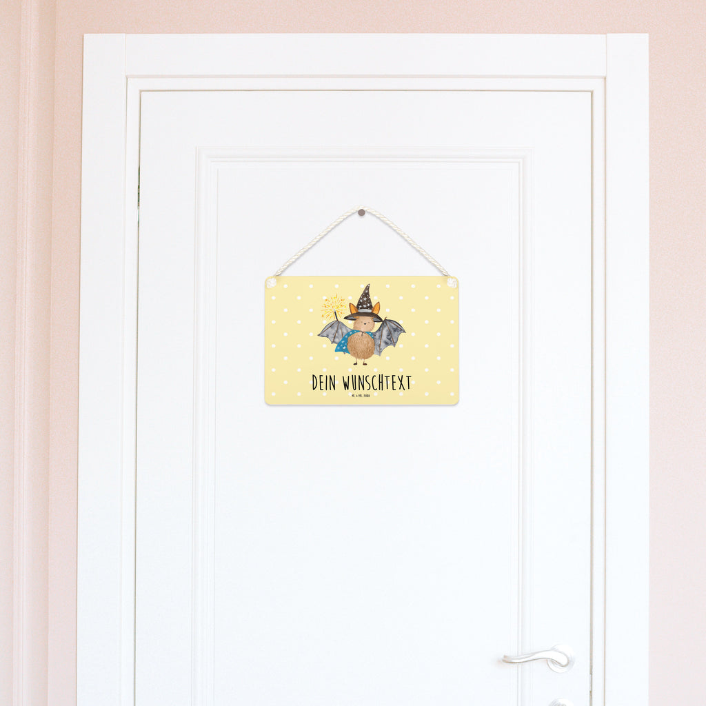 Personalisiertes Deko Schild Fledermaus Zauberer Dekoschild, Deko Schild, Schild, Tür Schild, Türschild, Holzschild, Wandschild, Wanddeko, süße Tiermotive, gute Laune, lustige Sprüche, Tiere, Fledermaus, Fledermäuse, Zauberer, Magier, Frauen, reinsteigern