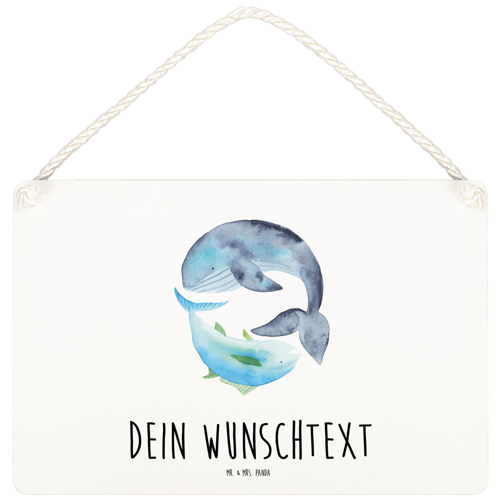 Personalisiertes Deko Schild Walfisch & Thunfisch Dekoschild, Deko Schild, Schild, Tür Schild, Türschild, Holzschild, Wandschild, Wanddeko, süße Tiermotive, gute Laune, lustige Sprüche, Tiere, Wal, Wahl, Tunfisch, Wortwitz lustig, Spruch lustig, Flachwitz, Witz, Spruch des Tages, Flachwitz Geschenk