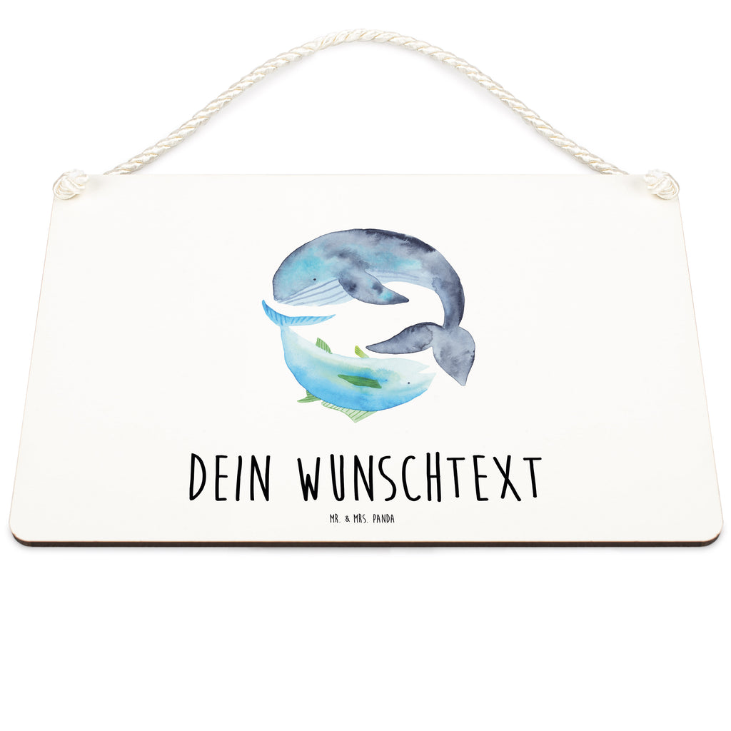 Personalisiertes Deko Schild Walfisch & Thunfisch Dekoschild, Deko Schild, Schild, Tür Schild, Türschild, Holzschild, Wandschild, Wanddeko, süße Tiermotive, gute Laune, lustige Sprüche, Tiere, Wal, Wahl, Tunfisch, Wortwitz lustig, Spruch lustig, Flachwitz, Witz, Spruch des Tages, Flachwitz Geschenk