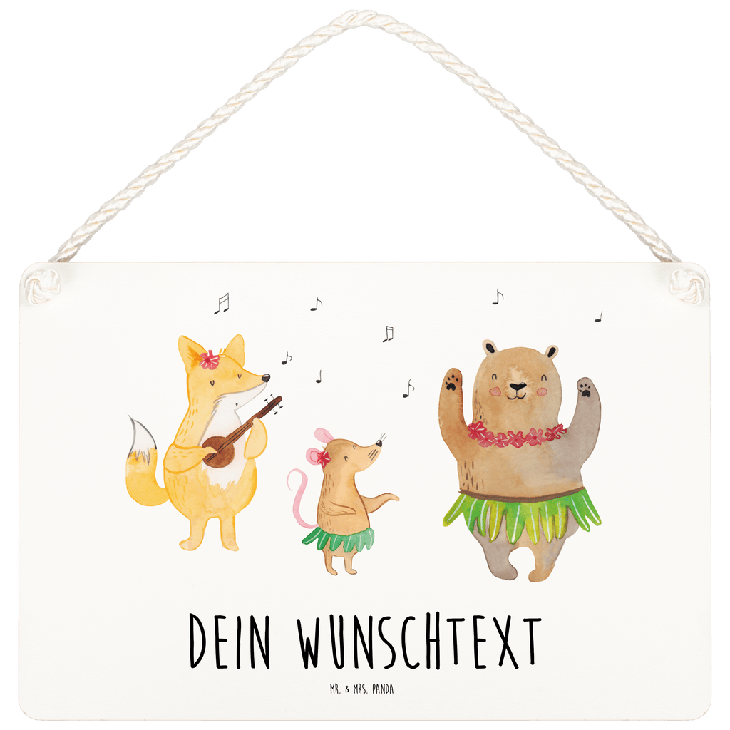 Personalisiertes Deko Schild Waldtiere Aloha Dekoschild, Deko Schild, Schild, Tür Schild, Türschild, Holzschild, Wandschild, Wanddeko, Tiermotive, Gute Laune, lustige Sprüche, Tiere, Wald, Waldtiere, Musik, Aloha, Bär, Hase, Igel, Tanzen, Leben, Lachen
