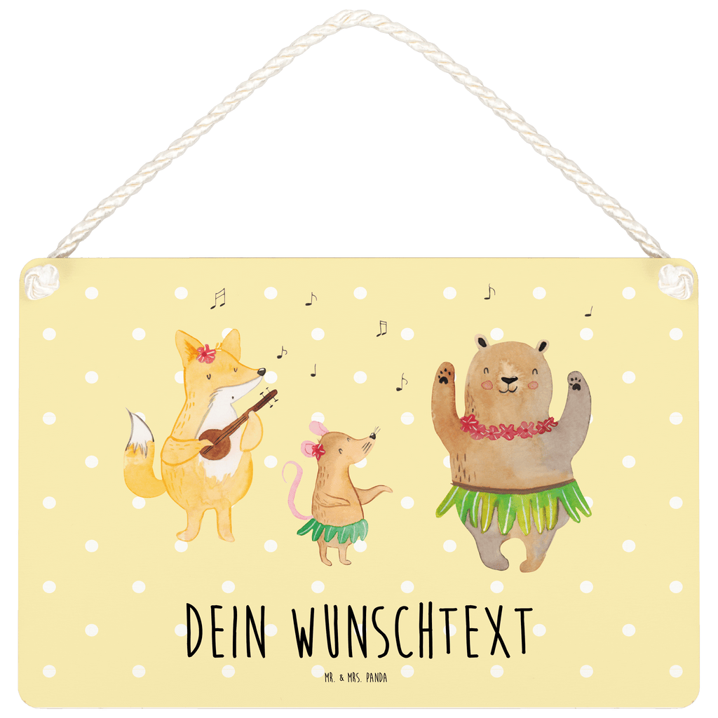 Personalisiertes Deko Schild Waldtiere Aloha Dekoschild, Deko Schild, Schild, Tür Schild, Türschild, Holzschild, Wandschild, Wanddeko, Tiermotive, Gute Laune, lustige Sprüche, Tiere, Wald, Waldtiere, Musik, Aloha, Bär, Hase, Igel, Tanzen, Leben, Lachen