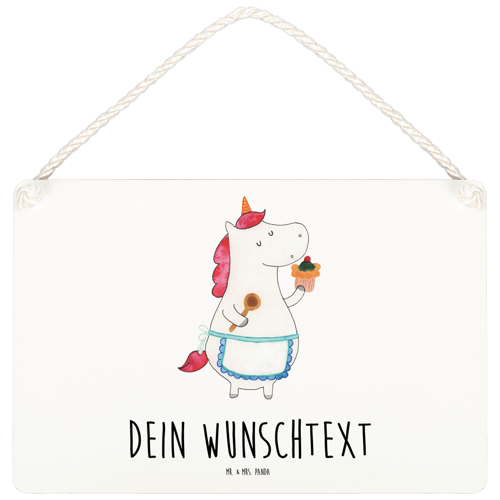 Personalisiertes Deko Schild Einhorn Küchenfee Dekoschild, Deko Schild, Schild, Tür Schild, Türschild, Holzschild, Wandschild, Wanddeko, Einhorn, Einhörner, Einhorn Deko, Pegasus, Unicorn, backen, Muffin, Motivation, Träumer, träumen, Bäckerin, Hobbykoch, Koch, Torte, Kuchen