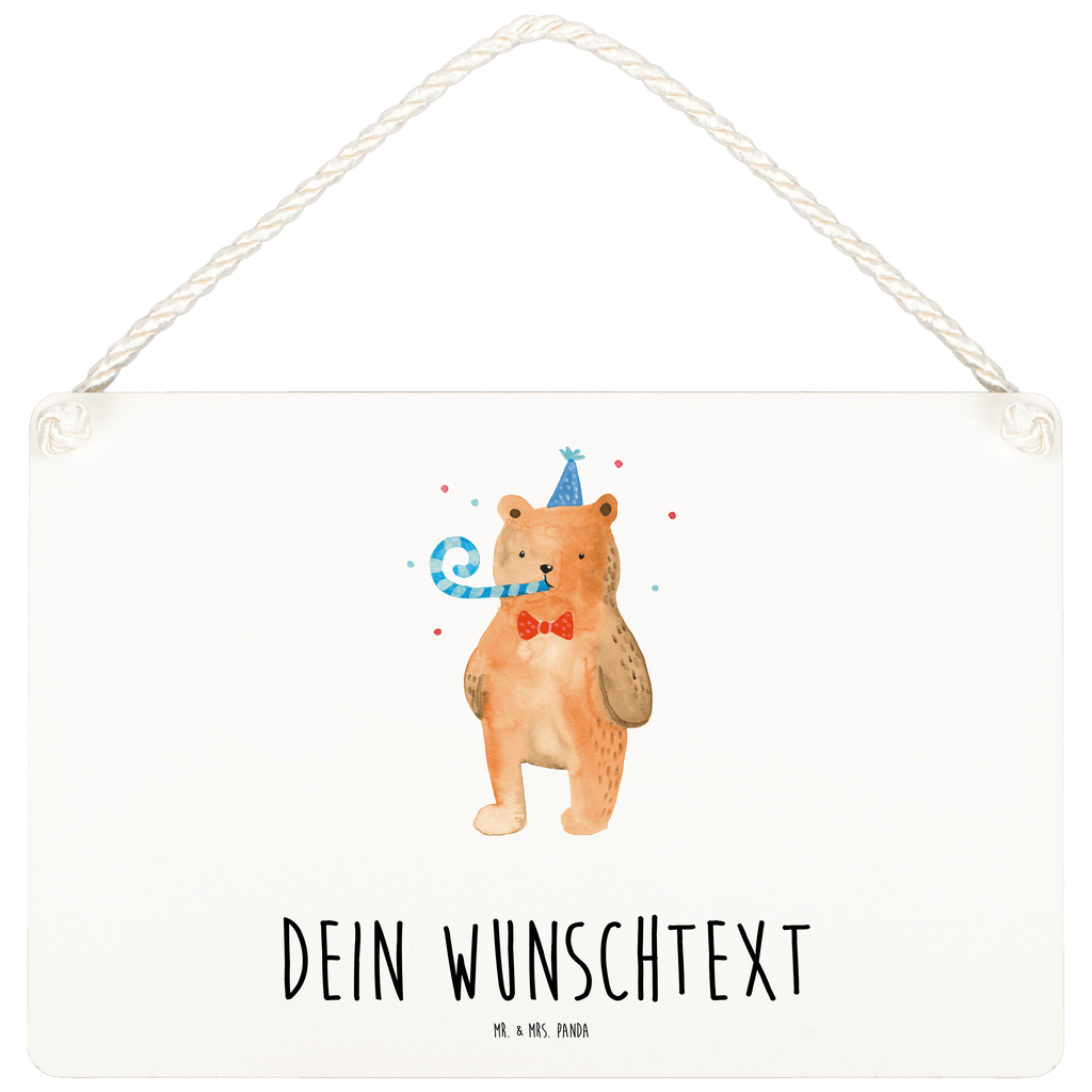 Personalisiertes Deko Schild Birthday Bär Dekoschild, Deko Schild, Schild, Tür Schild, Türschild, Holzschild, Wandschild, Wanddeko, Bär, Teddy, Teddybär, Happy Birthday, Alles Gute, Glückwunsch, Geburtstag