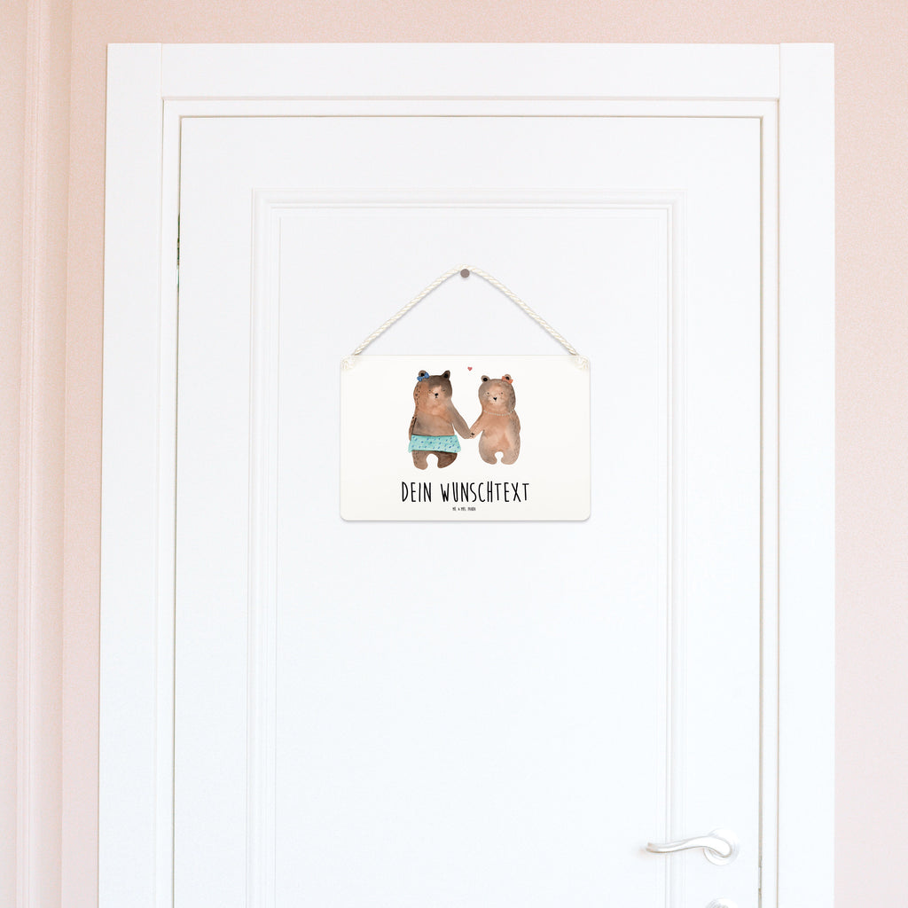 Personalisiertes Deko Schild Bär Freundin Dekoschild, Deko Schild, Schild, Tür Schild, Türschild, Holzschild, Wandschild, Wanddeko, Bär, Teddy, Teddybär, Bär Freundin Beste Freund Liebe Liebesbeweis Verliebt Kumpel Kumpeliene