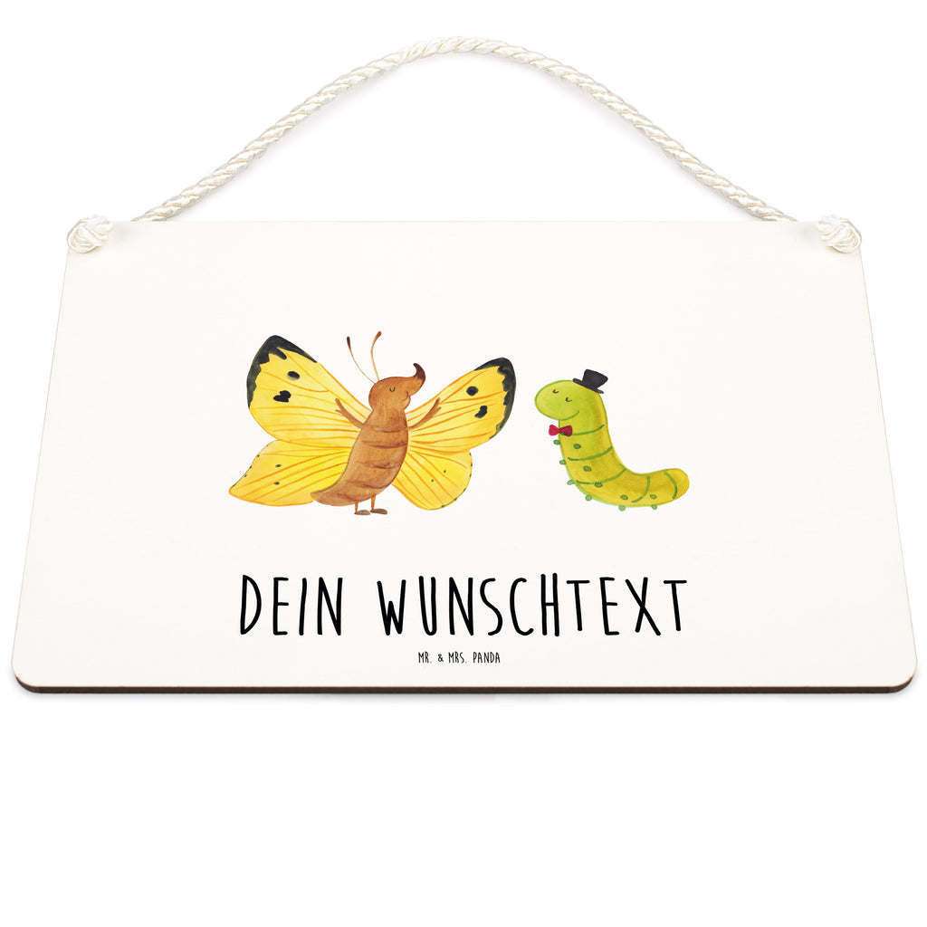 Personalisiertes Deko Schild Raupe & Schmetterling Dekoschild, Deko Schild, Schild, Tür Schild, Türschild, Holzschild, Wandschild, Wanddeko, süße Tiermotive, gute Laune, lustige Sprüche, Tiere, Raupe, Schmetterling, Zitronenfalter, Entwicklung, Erwachsen werden, Kokon, Hut, Hütchen, Schönheit, Aufwachsen