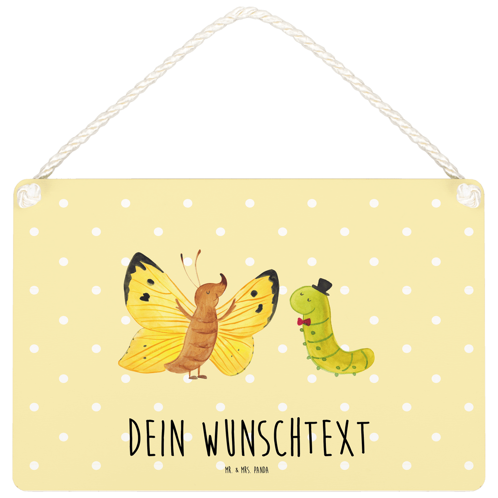 Personalisiertes Deko Schild Raupe & Schmetterling Dekoschild, Deko Schild, Schild, Tür Schild, Türschild, Holzschild, Wandschild, Wanddeko, süße Tiermotive, gute Laune, lustige Sprüche, Tiere, Raupe, Schmetterling, Zitronenfalter, Entwicklung, Erwachsen werden, Kokon, Hut, Hütchen, Schönheit, Aufwachsen