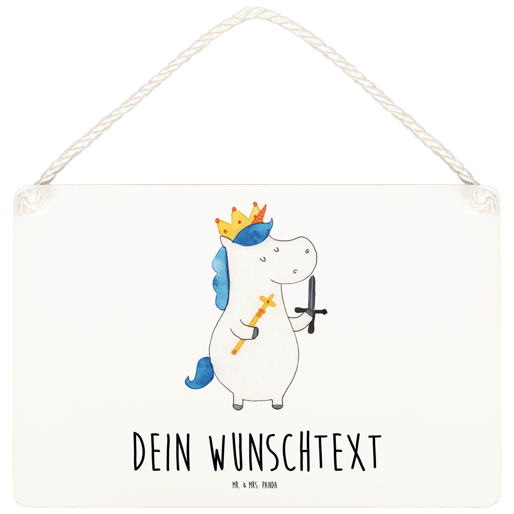 Personalisiertes Deko Schild Einhorn König mit Schwert Dekoschild, Deko Schild, Schild, Tür Schild, Türschild, Holzschild, Wandschild, Wanddeko, Einhorn, Einhörner, Einhorn Deko, Pegasus, Unicorn, König, Ritter, Mittelalter