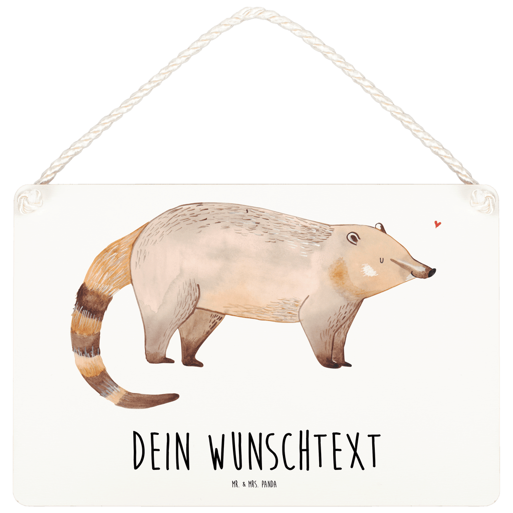 Personalisiertes Deko Schild Nasenbär Dekoschild, Deko Schild, Schild, Tür Schild, Türschild, Holzschild, Wandschild, Wanddeko, süße Tiermotive, gute Laune, lustige Sprüche, Tiere, Nasenbär, Nasenbären, Rüsselbär, Bär