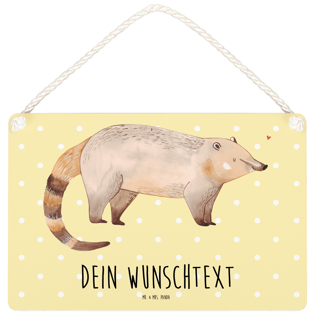 Personalisiertes Deko Schild Nasenbär Dekoschild, Deko Schild, Schild, Tür Schild, Türschild, Holzschild, Wandschild, Wanddeko, süße Tiermotive, gute Laune, lustige Sprüche, Tiere, Nasenbär, Nasenbären, Rüsselbär, Bär