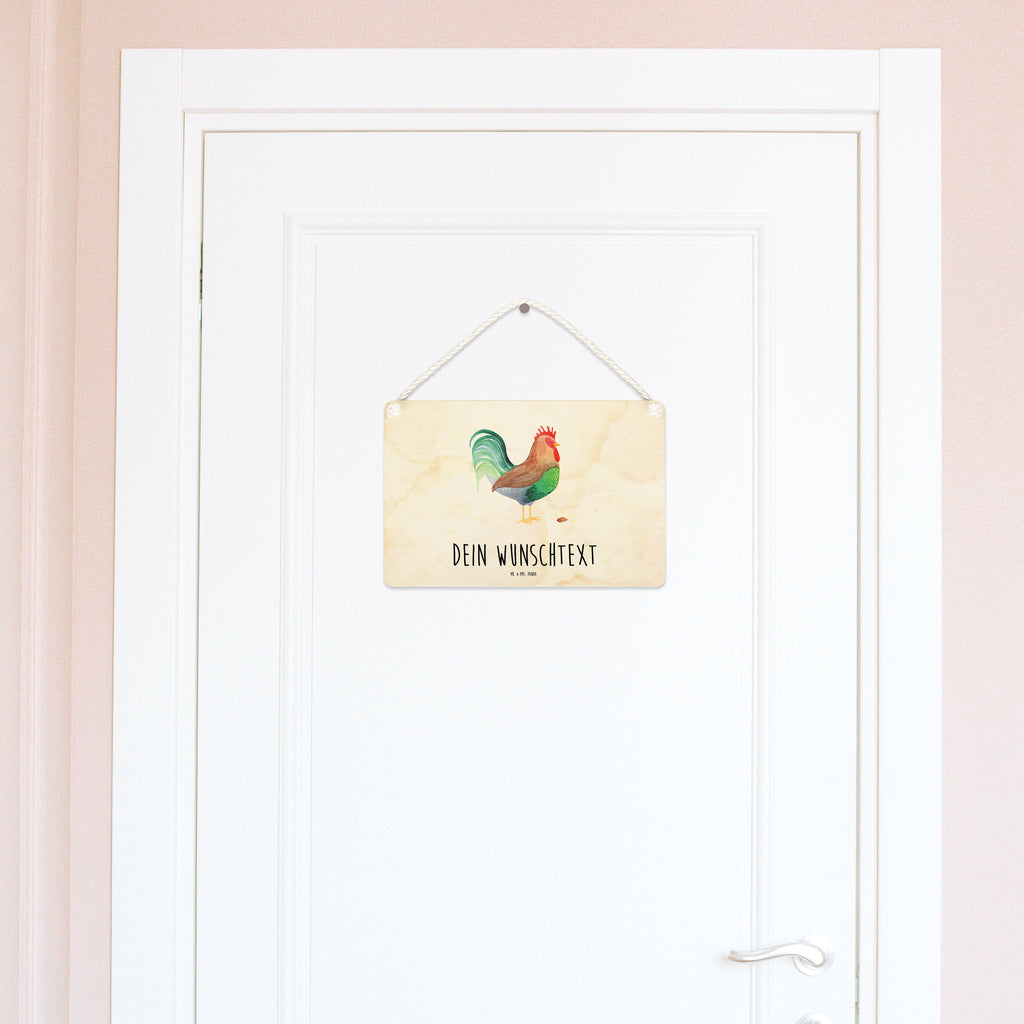 Personalisiertes Deko Schild Hahn mit Korn Dekoschild, Deko Schild, Schild, Tür Schild, Türschild, Holzschild, Wandschild, Wanddeko, Bauernhof, Hoftiere, Landwirt, Landwirtin, Hahn, Korn, Henne, Eier, Natur