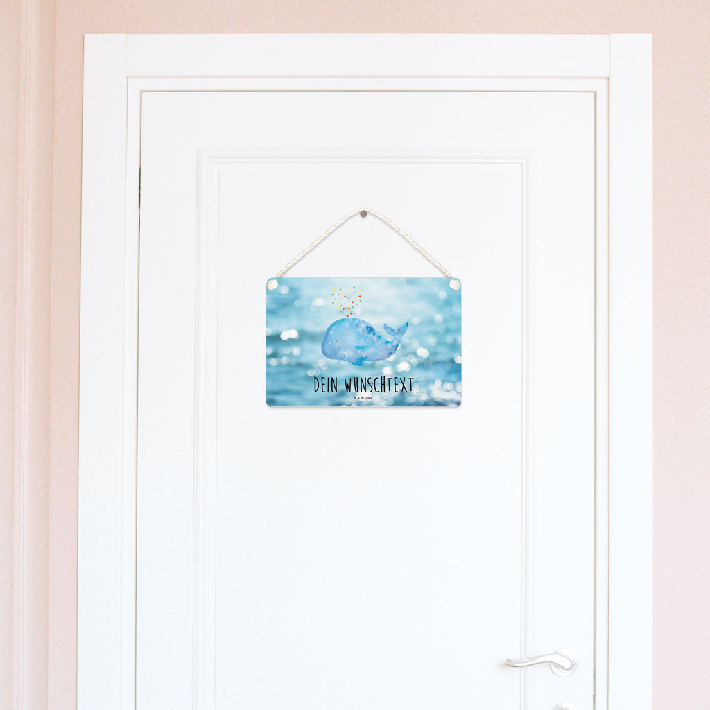 Personalisiertes Deko Schild Wal Konfetti Dekoschild, Deko Schild, Schild, Tür Schild, Türschild, Holzschild, Wandschild, Wanddeko, Meerestiere, Meer, Urlaub, Wal, Konfetti, Wale, Motivation, Neuanfang, Trennung, Diät, Abnehmen, Neustart, Lebensabschnitt, Geburtstag