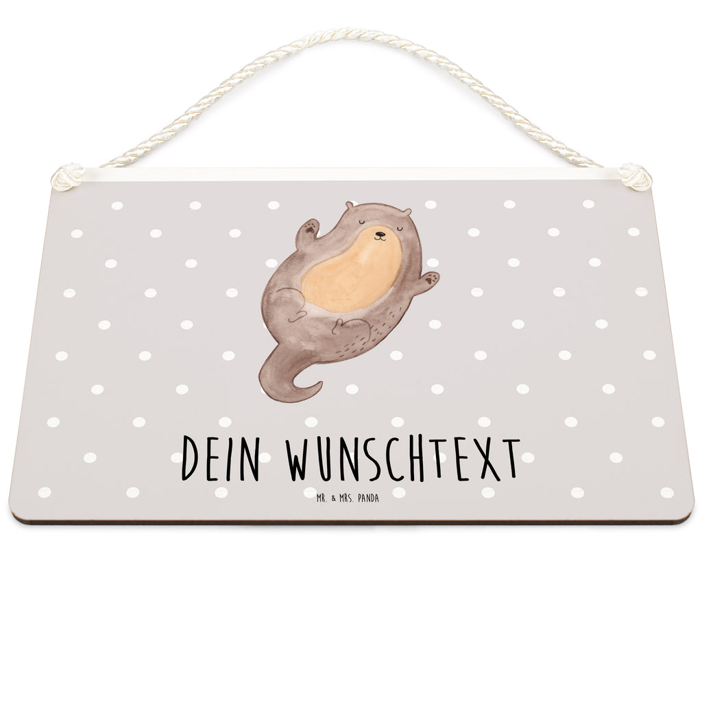 Personalisiertes Deko Schild Otter Umarmen Dekoschild, Deko Schild, Schild, Tür Schild, Türschild, Holzschild, Wandschild, Wanddeko, Otter, Fischotter, Seeotter, Otter Seeotter See Otter