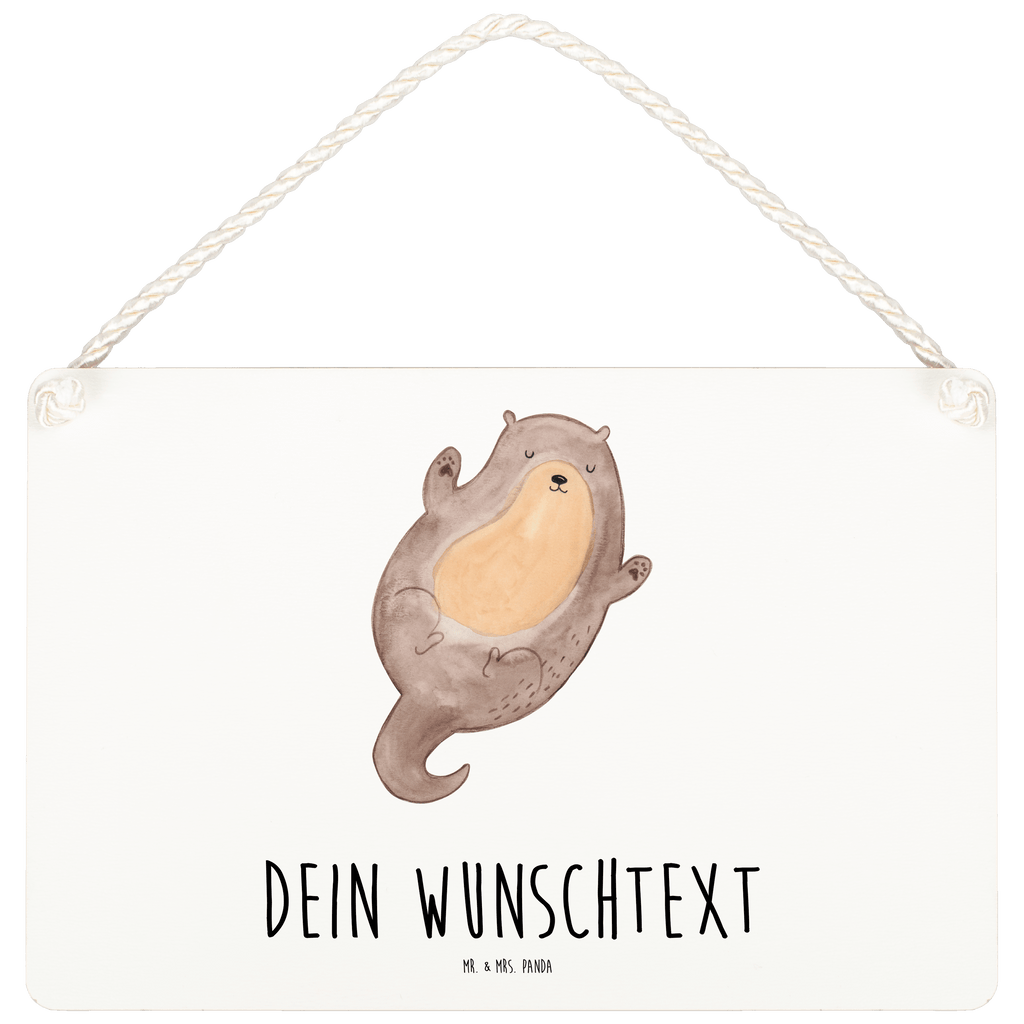 Personalisiertes Deko Schild Otter Umarmen Dekoschild, Deko Schild, Schild, Tür Schild, Türschild, Holzschild, Wandschild, Wanddeko, Otter, Fischotter, Seeotter, Otter Seeotter See Otter