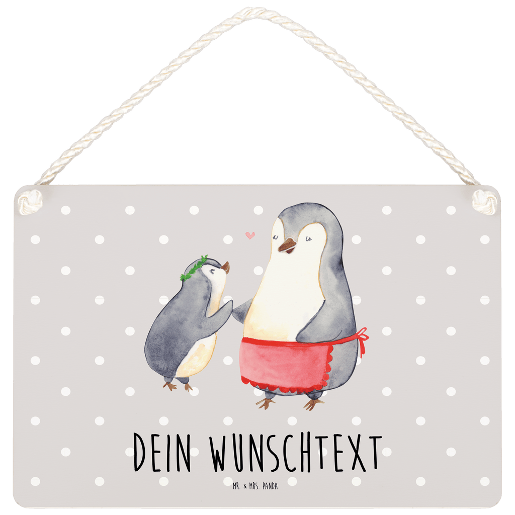 Personalisiertes Deko Schild Pinguin mit Kind Dekoschild, Deko Schild, Schild, Tür Schild, Türschild, Holzschild, Wandschild, Wanddeko, Familie, Vatertag, Muttertag, Bruder, Schwester, Mama, Papa, Oma, Opa, Geschenk, Mami, Mutti, Mutter, Geburststag