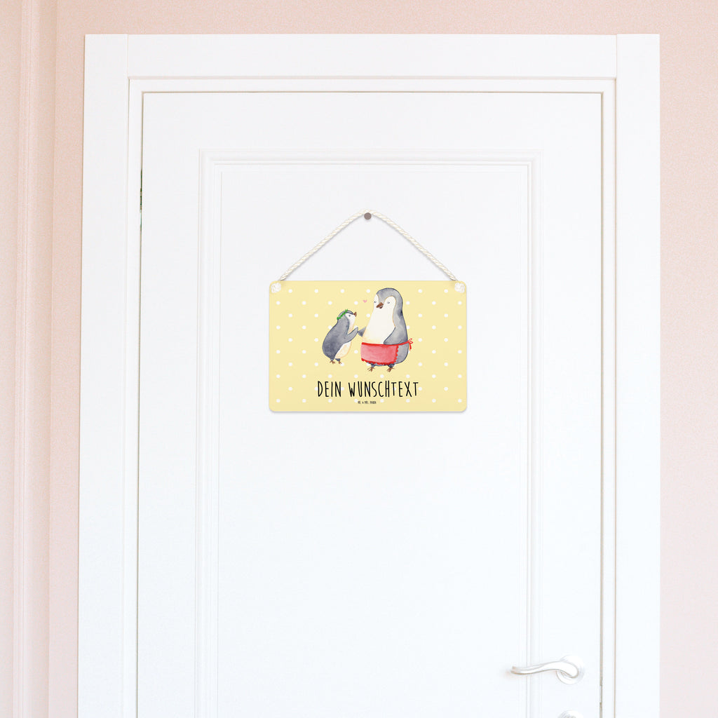 Personalisiertes Deko Schild Pinguin mit Kind Dekoschild, Deko Schild, Schild, Tür Schild, Türschild, Holzschild, Wandschild, Wanddeko, Familie, Vatertag, Muttertag, Bruder, Schwester, Mama, Papa, Oma, Opa, Geschenk, Mami, Mutti, Mutter, Geburststag