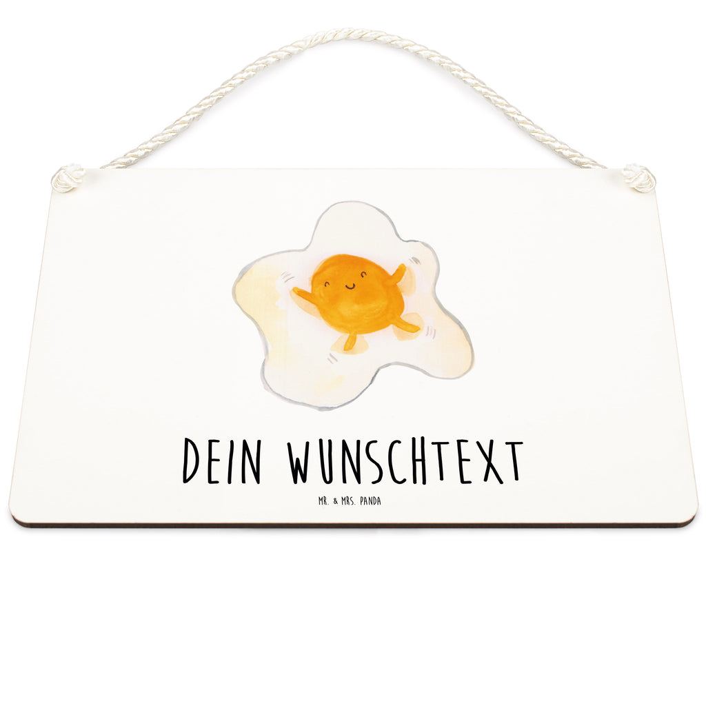 Personalisiertes Deko Schild Spiegelei Dekoschild, Deko Schild, Schild, Tür Schild, Türschild, Holzschild, Wandschild, Wanddeko, Tiermotive, Gute Laune, lustige Sprüche, Tiere, Ei, Spiegelei, Schön, Tag, Glücklich, Liebe