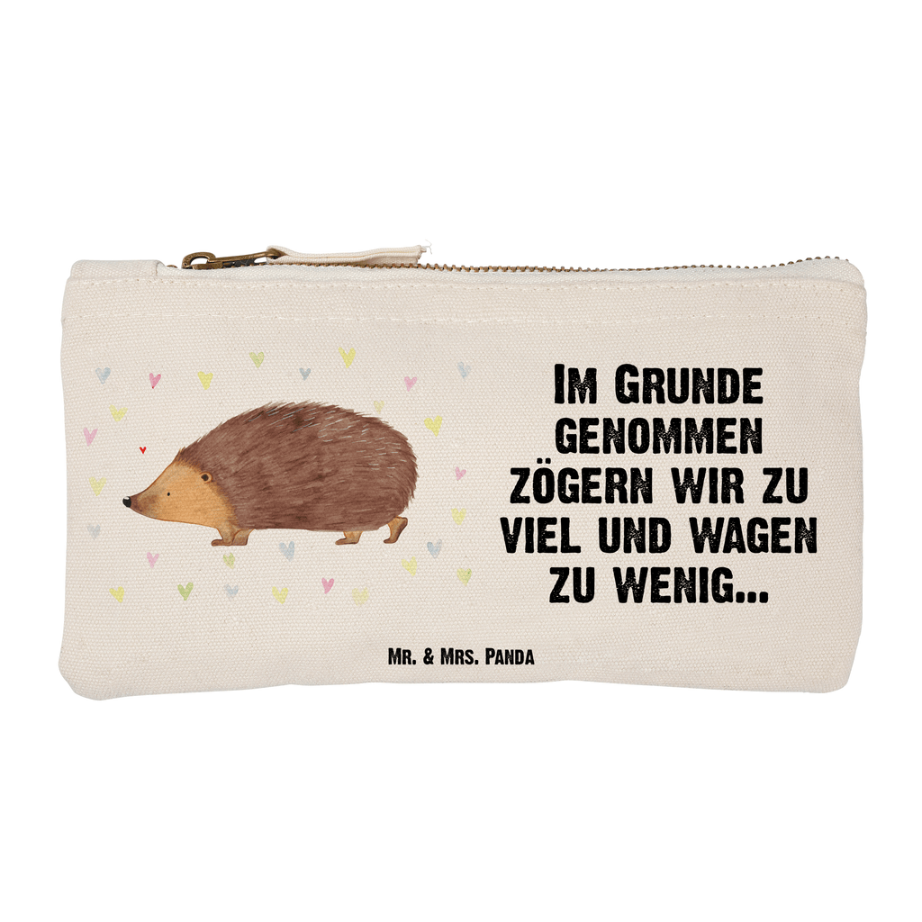Schminktasche Igel Herzen Liebe, Herz, Herzen, Igel, Vertrauen, Kuss, Leben Schminktasche, Kosmetiktasche, Kosmetikbeutel, Stiftemäppchen, Etui, Federmappe, Makeup, XXL, Schminketui, Kosmetiketui, Schlamperetui  süße Tiermotive, gute Laune, lustige Sprüche, Tiere