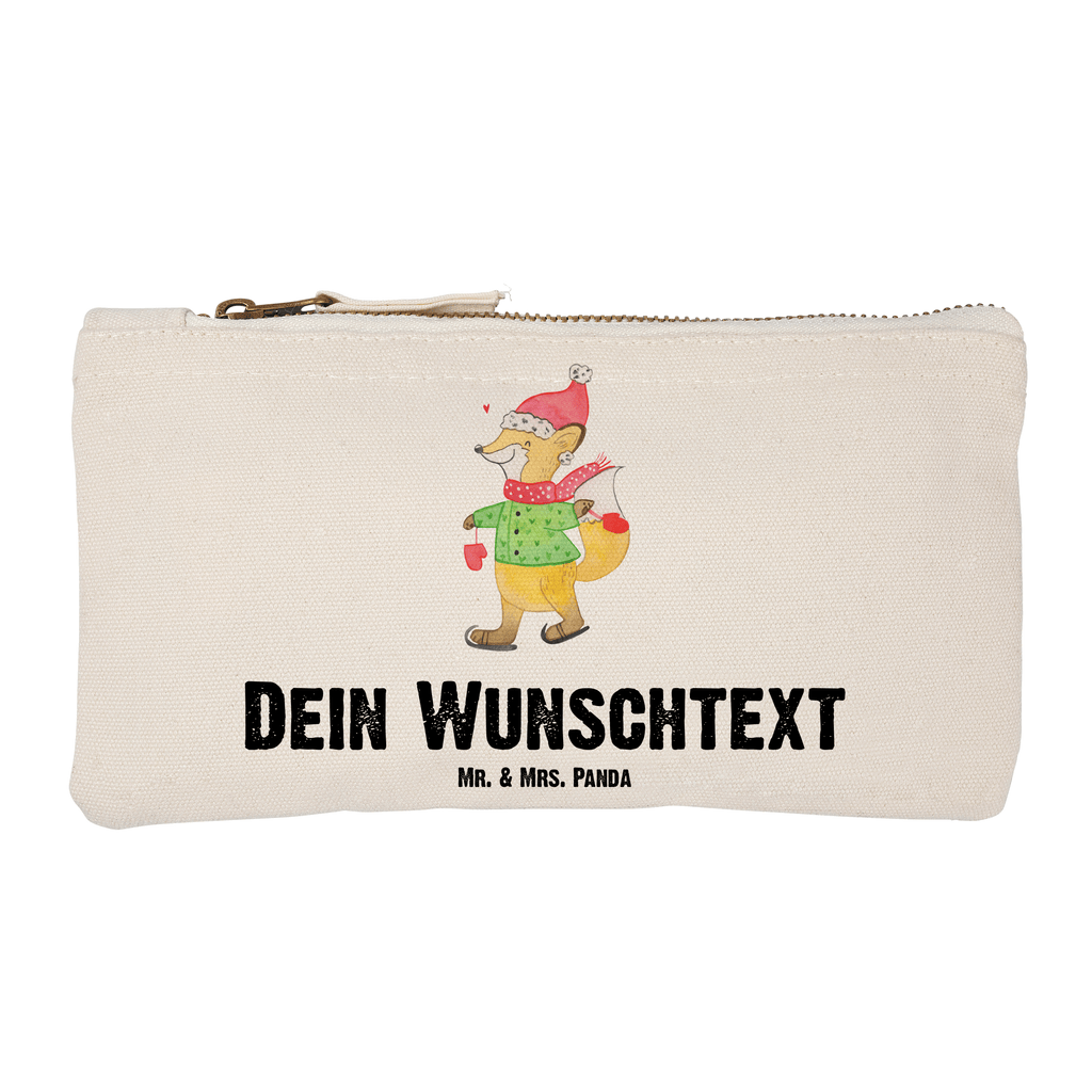 Personalisierte Schminktasche Fuchs  Schlittschuhe Personalisierte Schminktasche, Personalisierte Kosmetiktasche, Personalisierter Kosmetikbeutel, Personalisiertes Stiftemäppchen, Personalisiertes Etui, Personalisierte Federmappe, Personalisierte Makeup Bag, Personalisiertes Schminketui, Personalisiertes Kosmetiketui, Personalisiertes Schlamperetui, Schminktasche mit Namen, Kosmetiktasche mit Namen, Kosmetikbeutel mit Namen, Stiftemäppchen mit Namen, Etui mit Namen, Federmappe mit Namen, Makeup Bg  mit Namen, Schminketui mit Namen, Kosmetiketui mit Namen, Schlamperetui mit Namen, Schminktasche personalisieren, Schminktasche bedrucken, Schminktasche selbst gestalten, Winter, Weihnachten, Weihnachtsdeko, Nikolaus, Advent, Heiligabend, Wintermotiv, Weihnachtsmann, Weihnachtstage, Weihnachtsbaum, Tannenbaum, Weihnachtszeit
