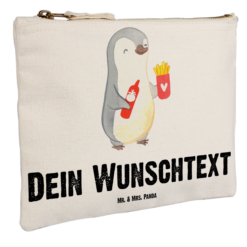 Personalisierte Schminktasche Pinguin Pommes Personalisierte Schminktasche, Personalisierte Kosmetiktasche, Personalisierter Kosmetikbeutel, Personalisiertes Stiftemäppchen, Personalisiertes Etui, Personalisierte Federmappe, Personalisierte Makeup Bag, Personalisiertes Schminketui, Personalisiertes Kosmetiketui, Personalisiertes Schlamperetui, Schminktasche mit Namen, Kosmetiktasche mit Namen, Kosmetikbeutel mit Namen, Stiftemäppchen mit Namen, Etui mit Namen, Federmappe mit Namen, Makeup Bg  mit Namen, Schminketui mit Namen, Kosmetiketui mit Namen, Schlamperetui mit Namen, Schminktasche personalisieren, Schminktasche bedrucken, Schminktasche selbst gestalten, Liebe, Partner, Freund, Freundin, Ehemann, Ehefrau, Heiraten, Verlobung, Heiratsantrag, Liebesgeschenk, Jahrestag, Hocheitstag, Valentinstag, Geschenk für Frauen, Hochzeitstag, Mitbringsel, Geschenk für Freundin, Geschenk für Partner, Liebesbeweis, für Männer, für Ehemann