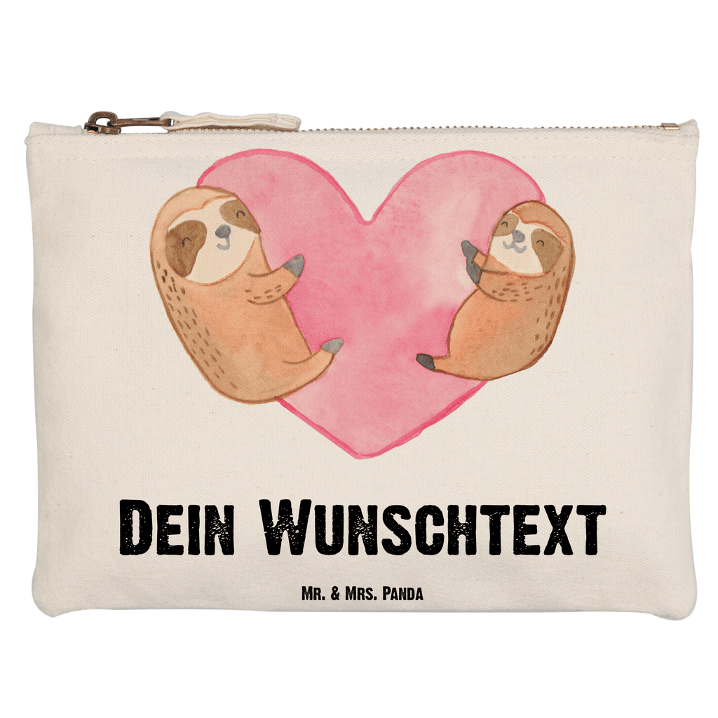 Personalisierte Schminktasche Faultiere Herz Personalisierte Schminktasche, Personalisierte Kosmetiktasche, Personalisierter Kosmetikbeutel, Personalisiertes Stiftemäppchen, Personalisiertes Etui, Personalisierte Federmappe, Personalisierte Makeup Bag, Personalisiertes Schminketui, Personalisiertes Kosmetiketui, Personalisiertes Schlamperetui, Schminktasche mit Namen, Kosmetiktasche mit Namen, Kosmetikbeutel mit Namen, Stiftemäppchen mit Namen, Etui mit Namen, Federmappe mit Namen, Makeup Bg  mit Namen, Schminketui mit Namen, Kosmetiketui mit Namen, Schlamperetui mit Namen, Schminktasche personalisieren, Schminktasche bedrucken, Schminktasche selbst gestalten, Liebe, Partner, Freund, Freundin, Ehemann, Ehefrau, Heiraten, Verlobung, Heiratsantrag, Liebesgeschenk, Jahrestag, Hocheitstag, Valentinstag, Geschenk für Frauen, Hochzeitstag, Mitbringsel, Geschenk für Freundin, Geschenk für Partner, Liebesbeweis, für Männer, für Ehemann