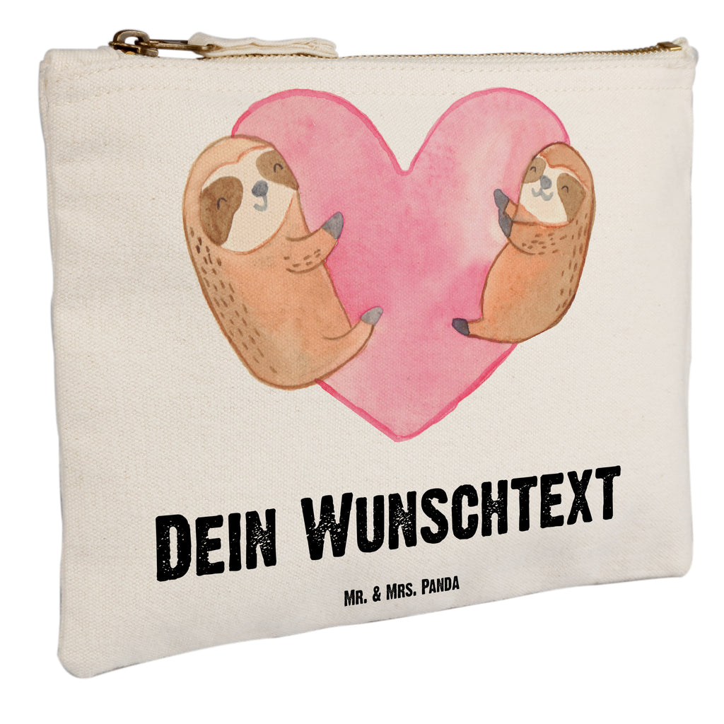 Personalisierte Schminktasche Faultiere Herz Personalisierte Schminktasche, Personalisierte Kosmetiktasche, Personalisierter Kosmetikbeutel, Personalisiertes Stiftemäppchen, Personalisiertes Etui, Personalisierte Federmappe, Personalisierte Makeup Bag, Personalisiertes Schminketui, Personalisiertes Kosmetiketui, Personalisiertes Schlamperetui, Schminktasche mit Namen, Kosmetiktasche mit Namen, Kosmetikbeutel mit Namen, Stiftemäppchen mit Namen, Etui mit Namen, Federmappe mit Namen, Makeup Bg  mit Namen, Schminketui mit Namen, Kosmetiketui mit Namen, Schlamperetui mit Namen, Schminktasche personalisieren, Schminktasche bedrucken, Schminktasche selbst gestalten, Liebe, Partner, Freund, Freundin, Ehemann, Ehefrau, Heiraten, Verlobung, Heiratsantrag, Liebesgeschenk, Jahrestag, Hocheitstag, Valentinstag, Geschenk für Frauen, Hochzeitstag, Mitbringsel, Geschenk für Freundin, Geschenk für Partner, Liebesbeweis, für Männer, für Ehemann