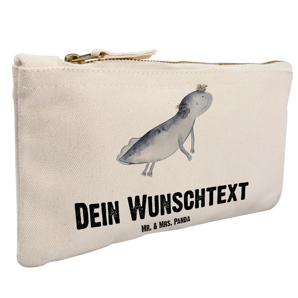Personalisierte Schminktasche Axolotl schwimmt Personalisierte Schminktasche, Personalisierte Kosmetiktasche, Personalisierter Kosmetikbeutel, Personalisiertes Stiftemäppchen, Personalisiertes Etui, Personalisierte Federmappe, Personalisierte Makeup Bag, Personalisiertes Schminketui, Personalisiertes Kosmetiketui, Personalisiertes Schlamperetui, Schminktasche mit Namen, Kosmetiktasche mit Namen, Kosmetikbeutel mit Namen, Stiftemäppchen mit Namen, Etui mit Namen, Federmappe mit Namen, Makeup Bg  mit Namen, Schminketui mit Namen, Kosmetiketui mit Namen, Schlamperetui mit Namen, Schminktasche personalisieren, Schminktasche bedrucken, Schminktasche selbst gestalten, Axolotl, Molch, Axolot, Schwanzlurch, Lurch, Lurche, Problem, Probleme, Lösungen, Motivation