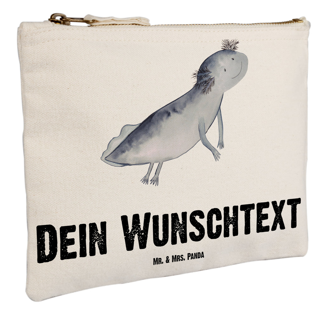 Personalisierte Schminktasche Axolotl schwimmt Personalisierte Schminktasche, Personalisierte Kosmetiktasche, Personalisierter Kosmetikbeutel, Personalisiertes Stiftemäppchen, Personalisiertes Etui, Personalisierte Federmappe, Personalisierte Makeup Bag, Personalisiertes Schminketui, Personalisiertes Kosmetiketui, Personalisiertes Schlamperetui, Schminktasche mit Namen, Kosmetiktasche mit Namen, Kosmetikbeutel mit Namen, Stiftemäppchen mit Namen, Etui mit Namen, Federmappe mit Namen, Makeup Bg  mit Namen, Schminketui mit Namen, Kosmetiketui mit Namen, Schlamperetui mit Namen, Schminktasche personalisieren, Schminktasche bedrucken, Schminktasche selbst gestalten, Axolotl, Molch, Axolot, Schwanzlurch, Lurch, Lurche, Problem, Probleme, Lösungen, Motivation