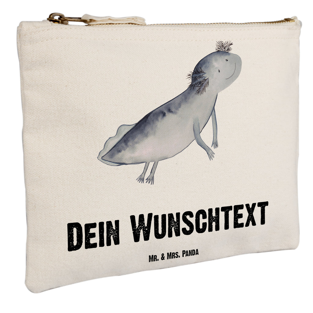 Personalisierte Schminktasche Axolotl schwimmt Personalisierte Schminktasche, Personalisierte Kosmetiktasche, Personalisierter Kosmetikbeutel, Personalisiertes Stiftemäppchen, Personalisiertes Etui, Personalisierte Federmappe, Personalisierte Makeup Bag, Personalisiertes Schminketui, Personalisiertes Kosmetiketui, Personalisiertes Schlamperetui, Schminktasche mit Namen, Kosmetiktasche mit Namen, Kosmetikbeutel mit Namen, Stiftemäppchen mit Namen, Etui mit Namen, Federmappe mit Namen, Makeup Bg  mit Namen, Schminketui mit Namen, Kosmetiketui mit Namen, Schlamperetui mit Namen, Schminktasche personalisieren, Schminktasche bedrucken, Schminktasche selbst gestalten, Axolotl, Molch, Axolot, Schwanzlurch, Lurch, Lurche, Problem, Probleme, Lösungen, Motivation